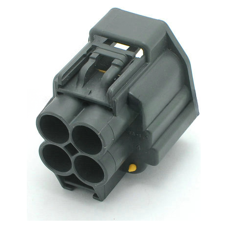 Yazaki 7283-5595-10 Connector, (Ford 1C1T-14A464-AA) 4 way Female, YESC 6.3 mm, Sealed, Gray