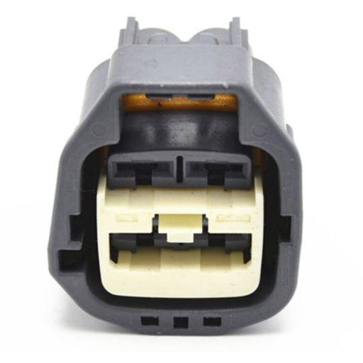 Yazaki 7283-5595-10 Connector, (Ford 1C1T-14A464-AA) 4 way Female, YESC 6.3 mm, Sealed, Gray