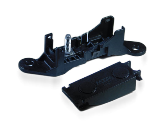 MTA 0301224 Single Stud MidiVAL Bus-Bar Feed Module, Black