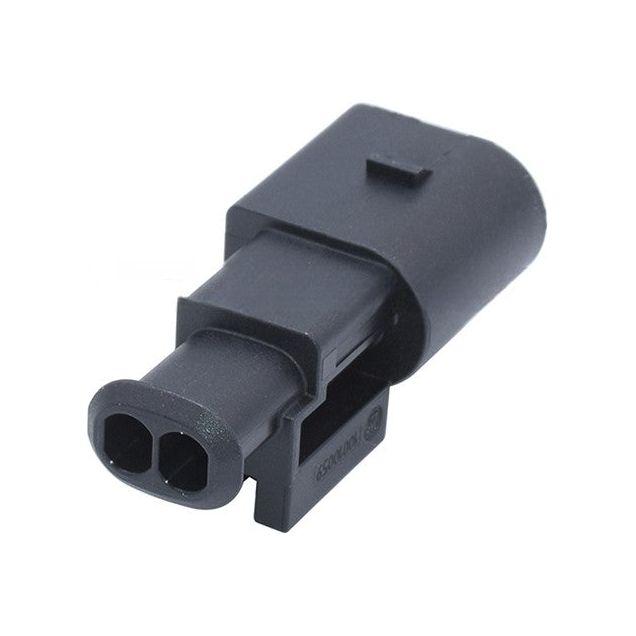 Kostal 10010059. Connector 2way Male SLK 2.8, Black, Code A Connector ID