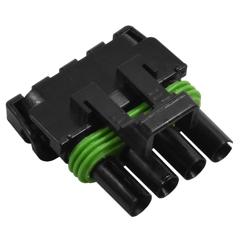 CID4041-2.5-21 Drop In for Aptiv 12020832 Weather-Pack 4-Way Female Connector, Sealed, Black