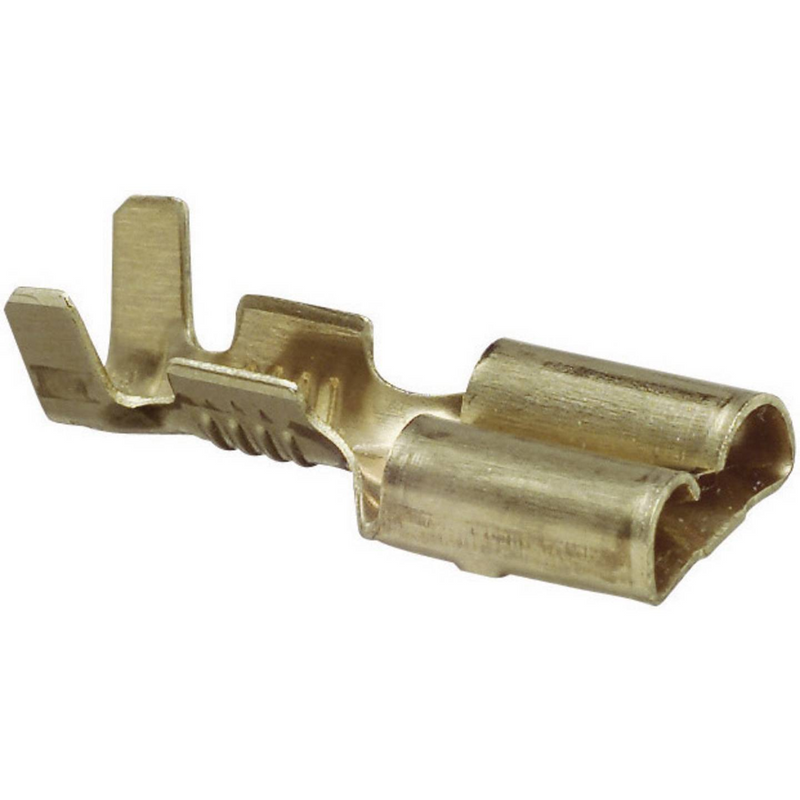 MTA 1301650 Female Terminal with Locking Tang,  6.3 Series, Unsealed, 1.0 - 2.5 mm²