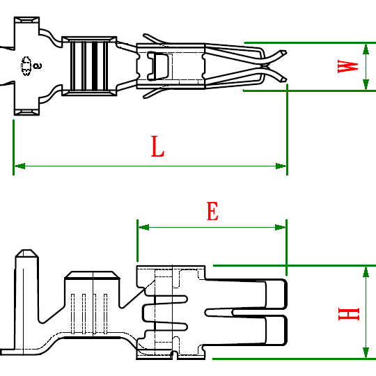Tyco  1241962-1 Sealed Standard Power Timer Terminal