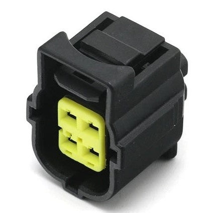 Tyco 184248-1 Connector 4 Way Female, SSC 1.8 mm, Black, Code A