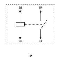 MET MAH-S-112-A-1 ISO Mini Relay 40A, 12Vdc, SPST Drop in for Song Chuan 896H-1AH-S-12VDC