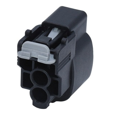 CID8020-2.3-21KIT Female Connector Kit, 2 way , 2.3 mm, Sealed, Black with terminals and wire seals