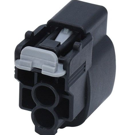 CID8020-2.3-21KIT Female Connector Kit, 2 way , 2.3 mm, Sealed, Black with terminals and wire seals