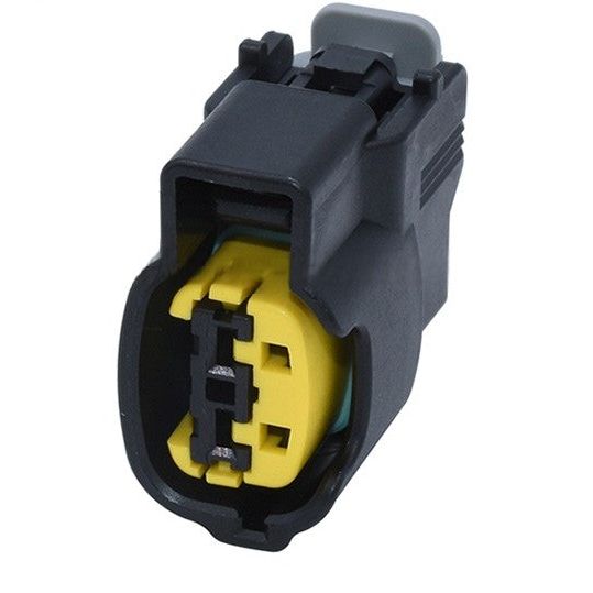 CID8020-2.3-21KIT Female Connector Kit, 2 way , 2.3 mm, Sealed, Black with terminals and wire seals