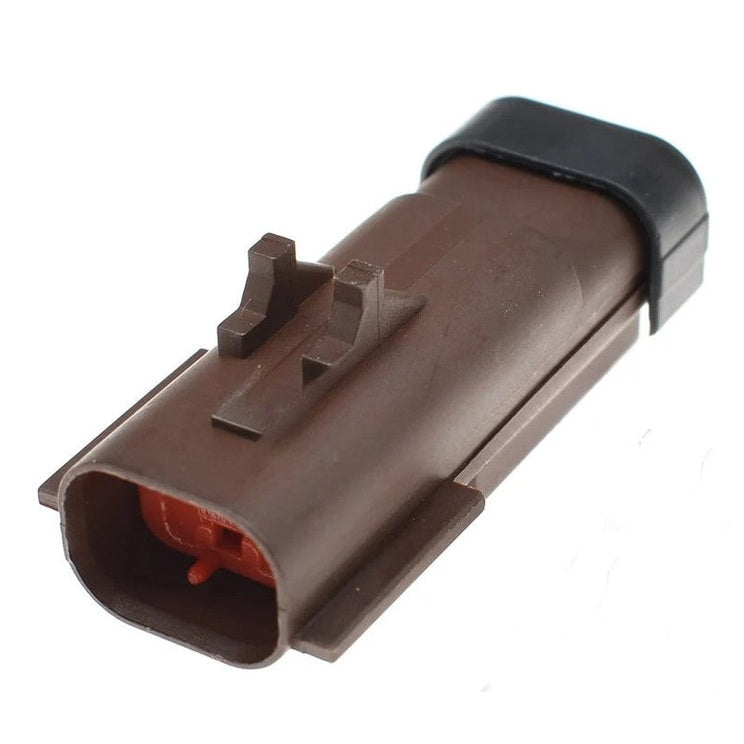 CID4022C-2.8-11 Drop In for Aptiv 54200275 / 33500088 APEX 2.8, 2-way Male Connector, Sealed, Index C, Brown
