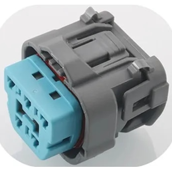 CID2051-2.3-21 Drop In for Sumitomo Female Connector 6189-0618, 5 way HX 090 Sealed, Black