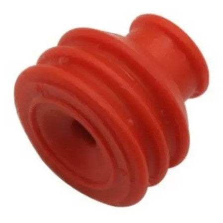 Yazaki Wire Seal, 7158-3034-50 YESC 9.5 mm, 4.0 mm², Red, Silicone