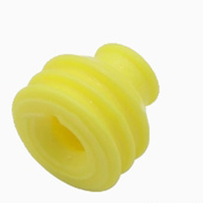 Yazaki Wire Seal, 7158-3036-70 YESC 9.5 mm, 10.0 mm², Yellow, Silicone