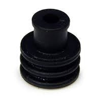 Yazaki Wire Seal, 7158-3083 YESC 6.3 mm, 12-10 AWG, Black, Silicone