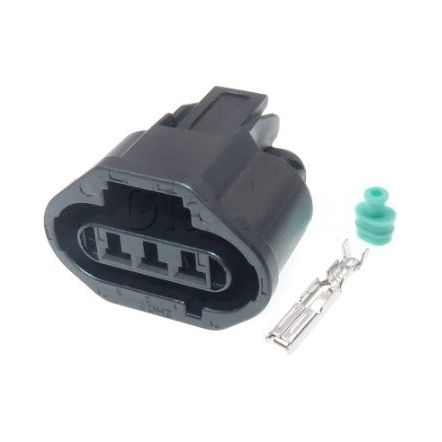 CID1033-2.8-21KIT Sealed DMS 2.8 mm, 3 way Female Connector Kit, Index A, Black