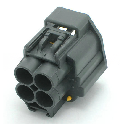 Yazaki 7283-5595-10 Connector, (Ford 1C1T-14A464-AA) 4 way Female, YESC 6.3 mm, Sealed, Gray