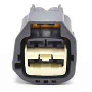 Yazaki 7283-5595-10 Connector, (Ford 1C1T-14A464-AA) 4 way Female, YESC 6.3 mm, Sealed, Gray