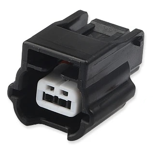 CID1024-0.64-21 Drop in for Yazaki 7283-8851-30 Female Connector 2-way RH 025 Series,  Sealed, Black