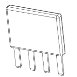 GEP BB-12 Insulated 280 Busbar 4 Position for PDM Bussing