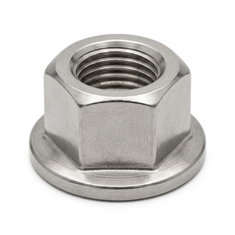 GEP C02-1000-2 Flange Nut, 5/8-11, Zinc Plated Steel
