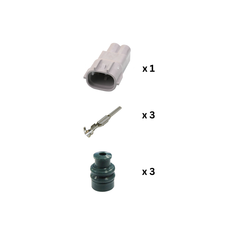 CID1020-2.3-11KIT Connector Kit for Toyota 90980-11162 Male 2-way 090 Series