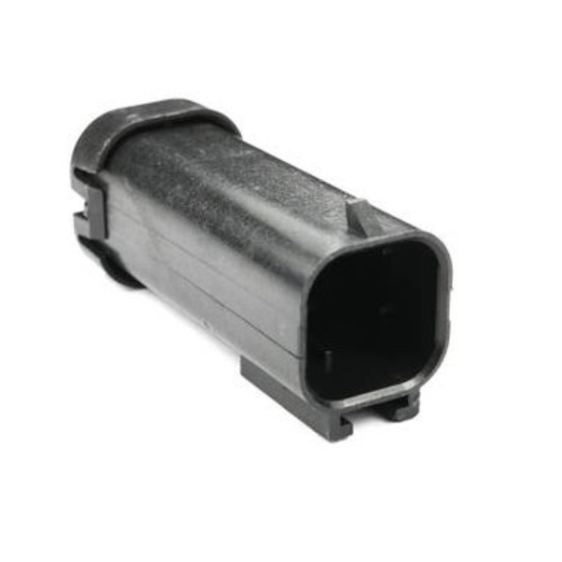 CID9040H-2.3-11 Drop in for Chrysler 4604602 Male 4 way Connector, 2.3 Series, Black, Tail Lamp Connector