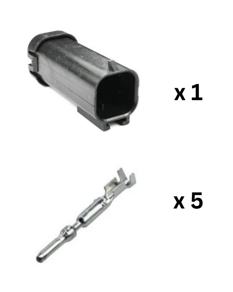 CID9040H-2.3-11KIT Connector Kit for Chrysler 4604602 Male 4 way Tail Lamp Connector