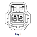 CID3020DE-1.8-21 Drop In for Tyco 184006-2 Connector 2 Way Female, SSC 1.8 mm, Gray, Code D