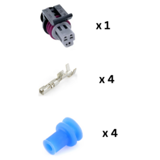 CID4030R-1.5-21KIT Drop in for Aptiv 15397275 Sealed 3 way Female Connector (1.5 mm) Series