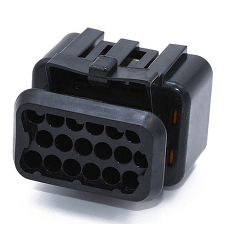 CID3180-1.8-21KIT Female Connector 18 way Sealed TE Econoseal III, 1.8 mm, Black, TE 344106-1