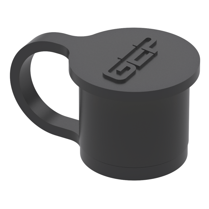 GEP C03-1000-B2 BOOT, PASS THRU, DOUBLE NUT, BLACK, GEP LOGO