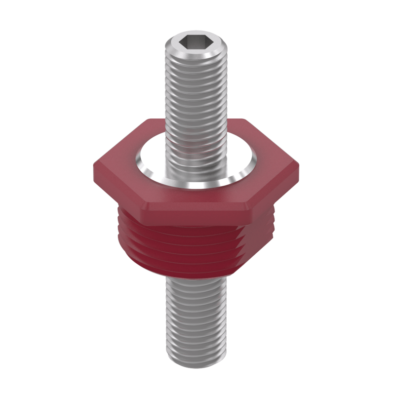 GEP SC47-2011B-A008 Pass-Thru - 1/2IN-13, Style B, Red