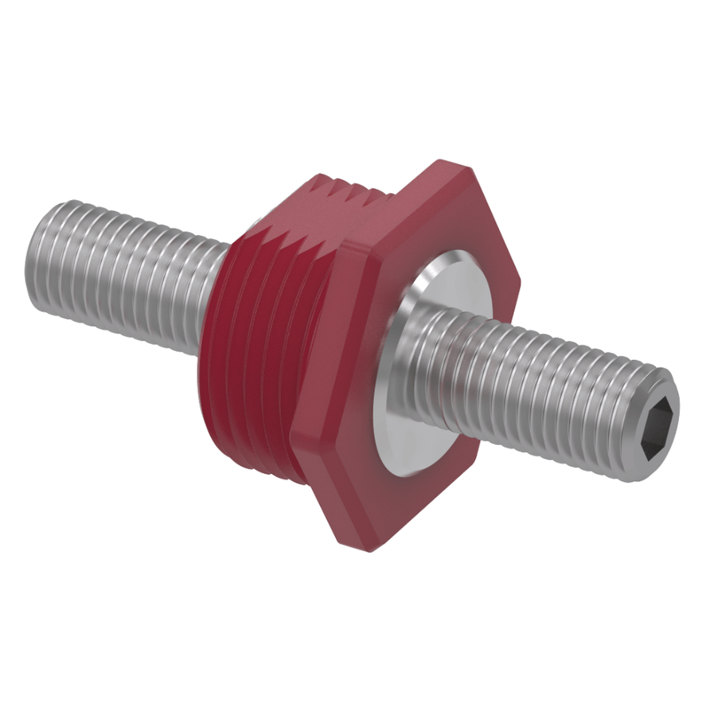 GEP SC47-2011B-A008 Pass-Thru - 1/2IN-13, Style B, Red