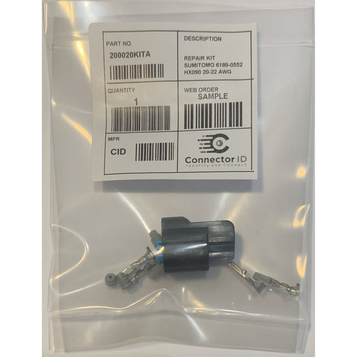 CID3066-1.0-11KIT Connector Kit, 6 way, Male, Multilock 040, Unsealed