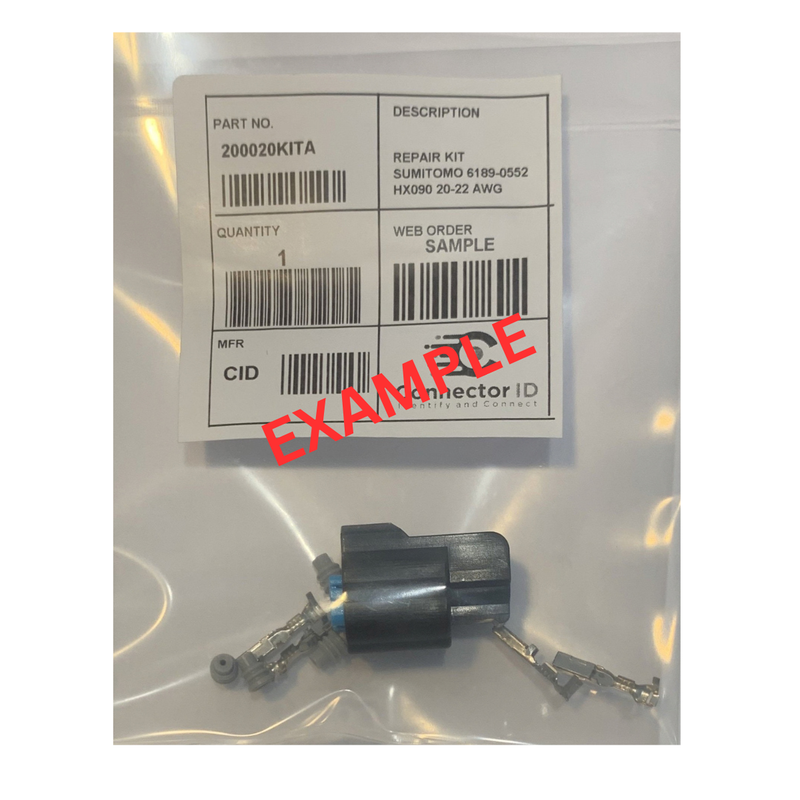 CID6020-0.64-21KIT  Connector Kit for KET MG644111 Sealed 025 Series 2 way