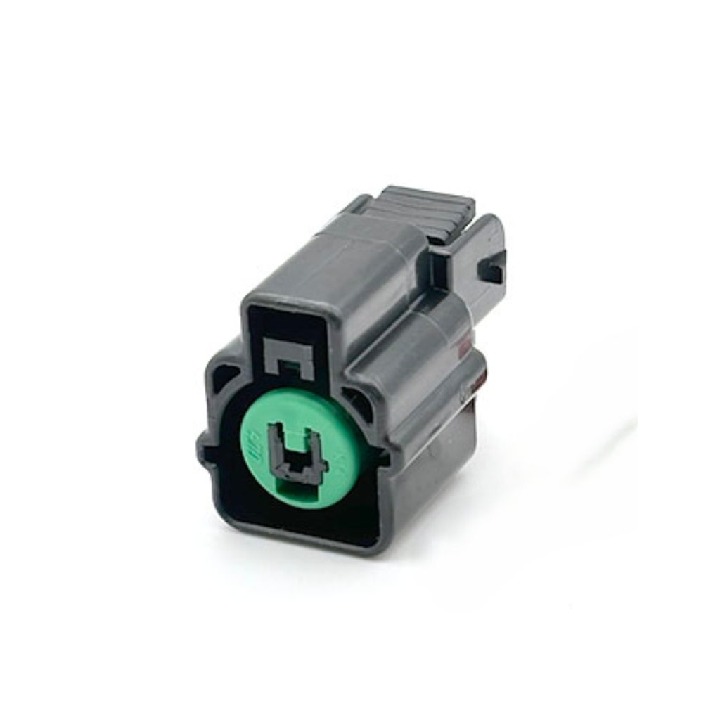 KUM hn126-01027. Connector 1 Way Female, NMWP 090, Black, Sealed