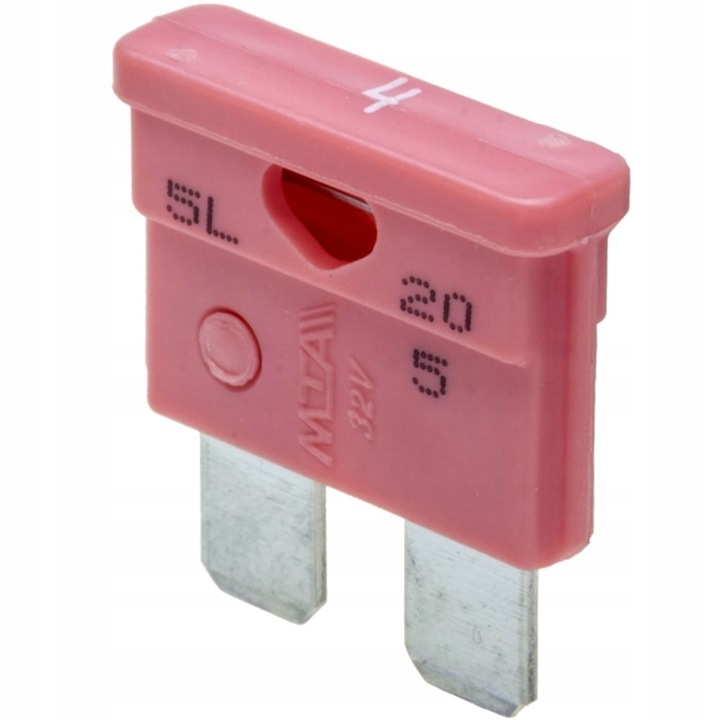 MTA 0700301 UniVAL 4 Amp Fuse, Pink