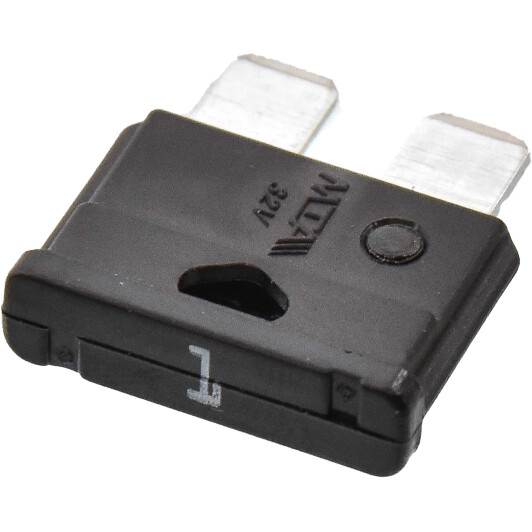 MTA 0700380 UniVAL 1 Amp Fuse, Black