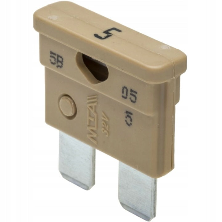 MTA 0710310 UniVAL 5 Amp Fuse, Light Brown