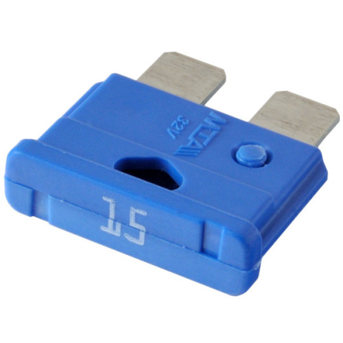 MTA 0710340 UniVAL 15 Amp Fuse, Blue