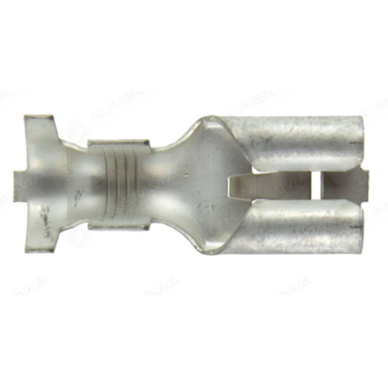 MTA 11001720 Female 9.5 mm Fast-On Terminal with Locking Tang, 6.0 - 10.0 mm², Unsealed, Tin Plated