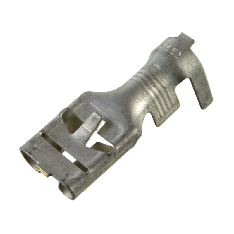 MTA 11001720 Female 9.5 mm Fast-On Terminal with Locking Tang, 6.0 - 10.0 mm², Unsealed, Tin Plated