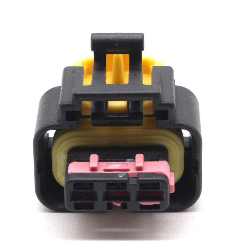 MTA 4510811 Female 3 way C280 Sealed Connector, Black