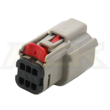 CID8060B-1.5-21 Drop-In for Molex MX150 33472-0607, 6 way Female Connector, Sealed, Light Gray