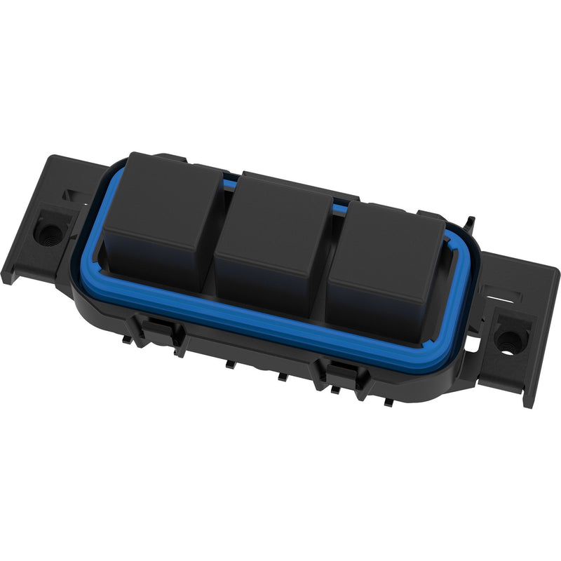 GEP PDM-R4B01 Sealed Power Distribution Module,  (3) MINI ISO Relays