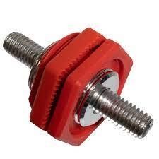GEP PTR-38A-05 Heavy Duty 3/8" Red (Positive) Pass through Stud