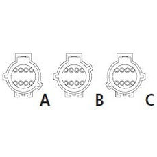 CID9082F-1.6-21KIT Connector Repair Kit  for Ford 8 Way Female Connector E9TB-14A464-JA, Key C