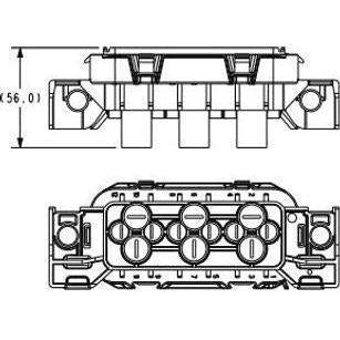 GEP PDM-R2EC1 Side Mount Sealed ISO MAXI Relay Module for 3 Maxi Relays