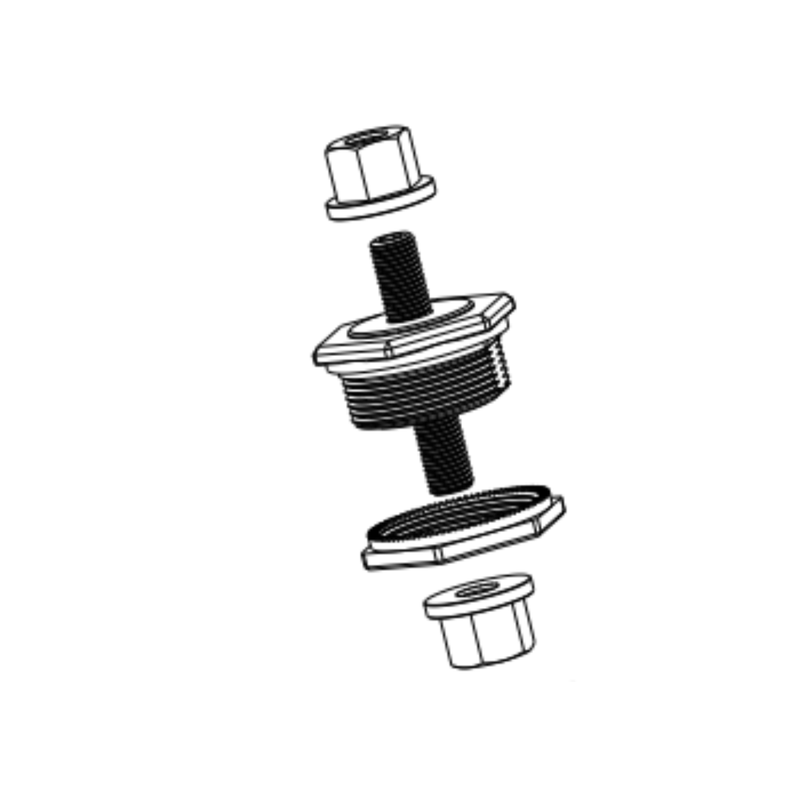 GEP C02-1001 DIECAST LOCKNUT, 1 IN-11 1/2, NPSM