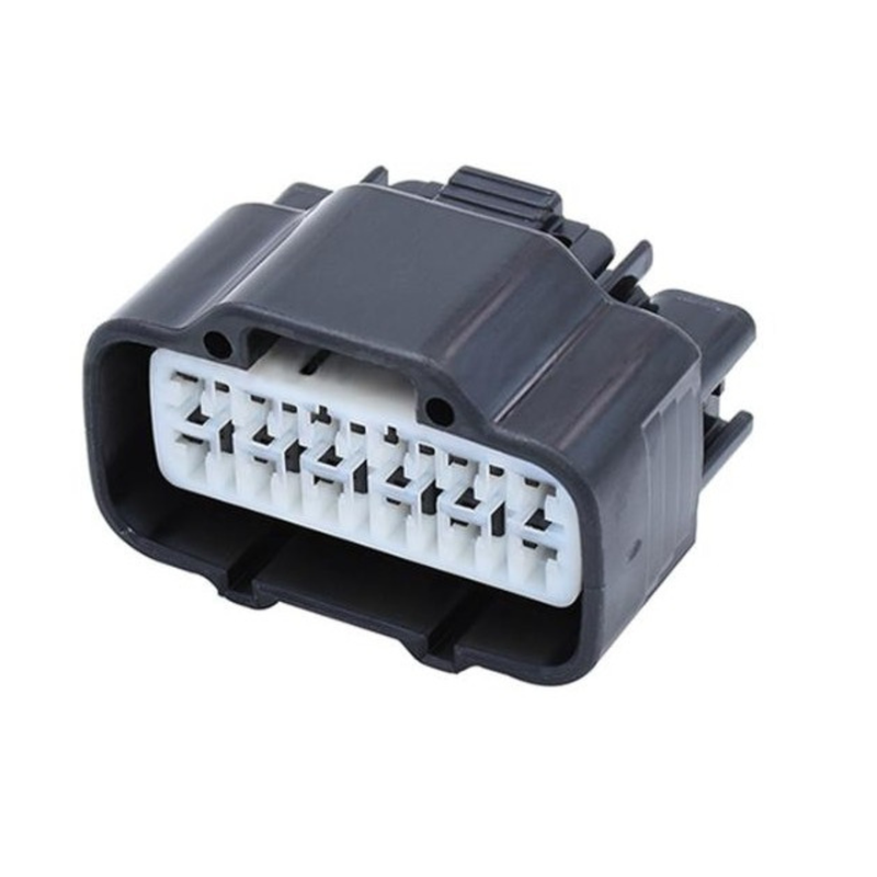 CID2120-2.3-21 Sumitomo 6189-0229 / Toyota 90980-11664 Female Connector 12 Way, TS090 (2.3 mm), Sealed, Black