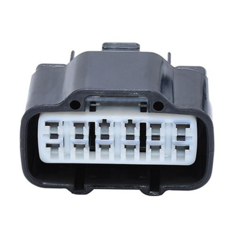 CID2120-2.3-21 Sumitomo 6189-0229 / Toyota 90980-11664 Female Connector 12 Way, TS090 (2.3 mm), Sealed, Black